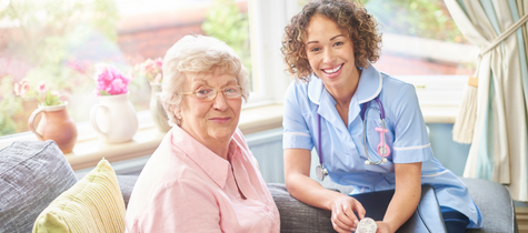 nurse with a patient in a psp